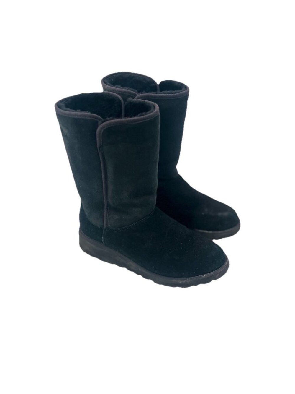 Ugg Amie Classic Wedge Boot 1013428 Womens 8.5 Suede Sherling Lined Cozy Boots